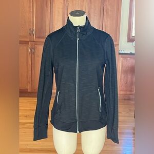 Tangerine Black Women's Jacket, Great Condition, Athletic Zip Up